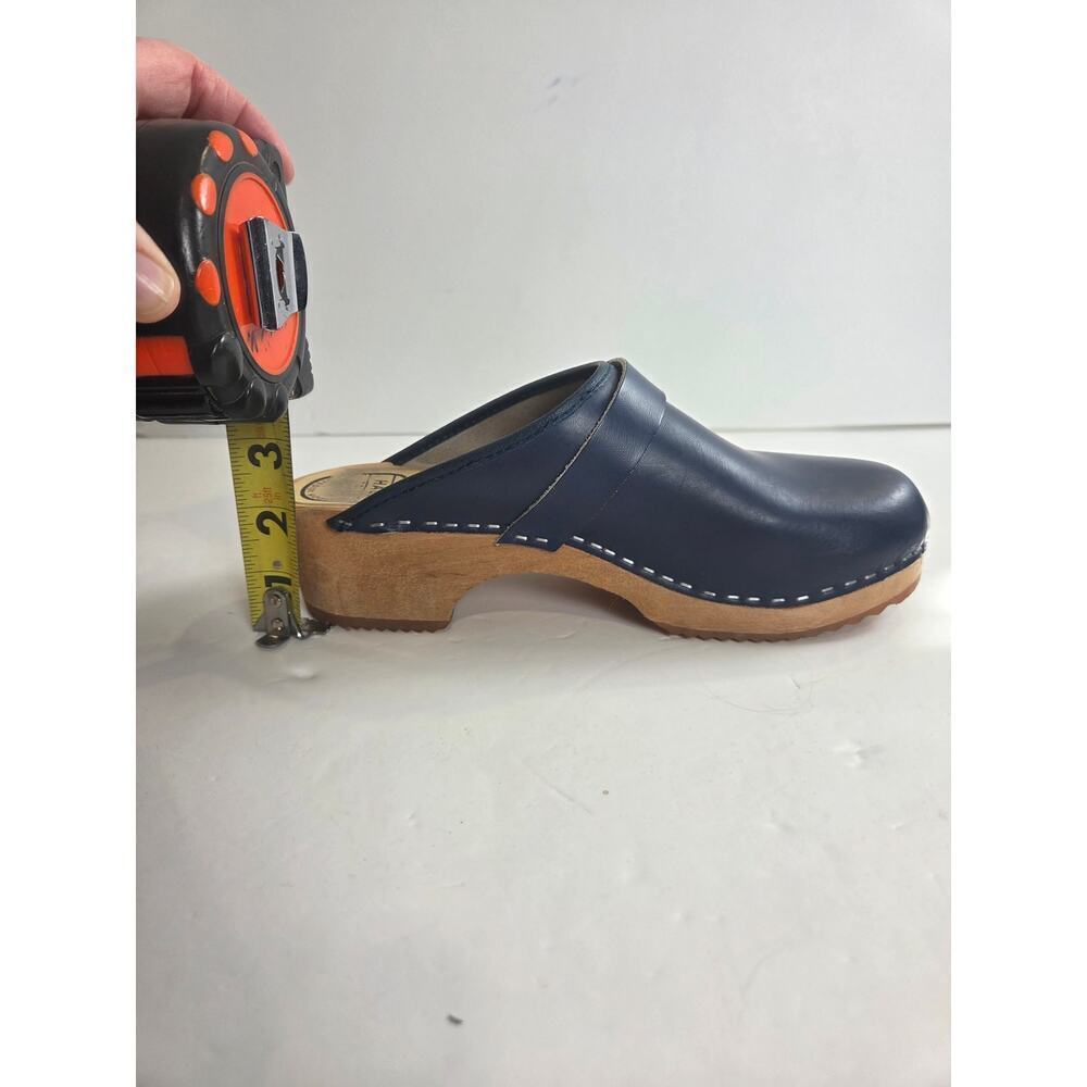 HagaToffeln - Clog Classic Blue Vegetable Tanned Leather Size 39 - Picture 6 of 6
